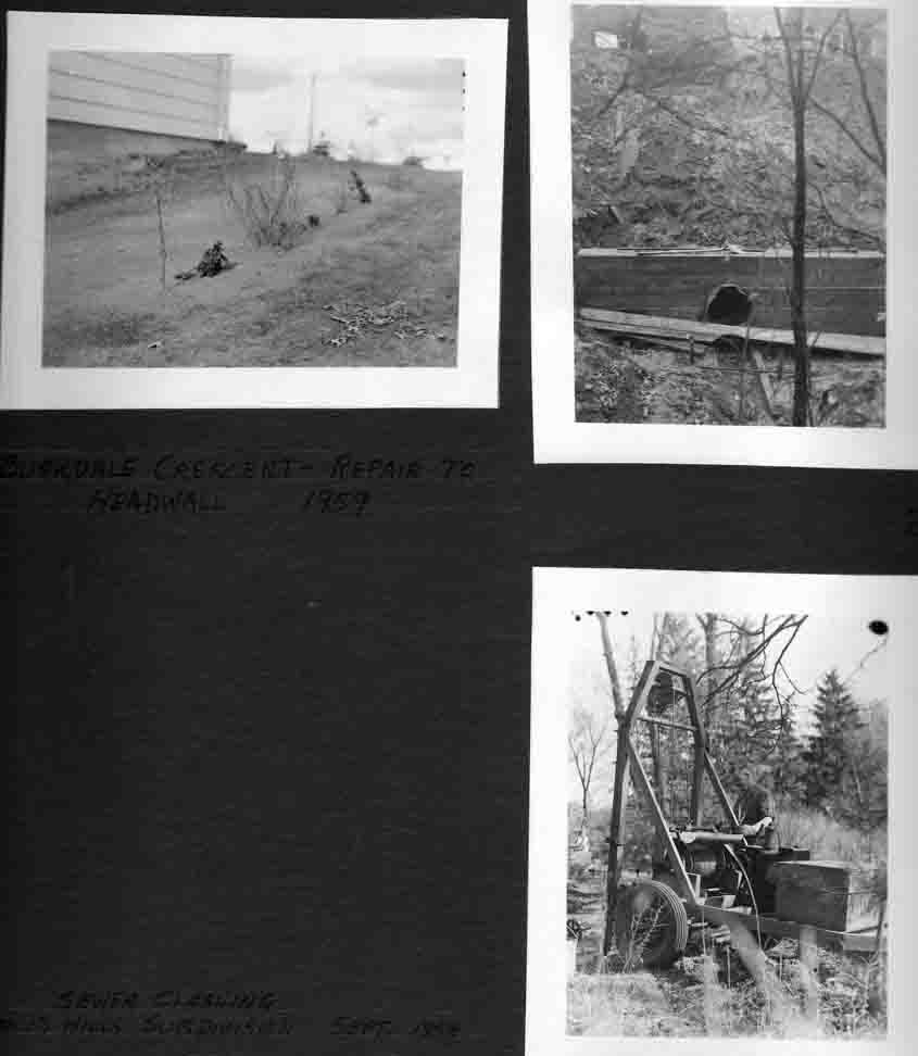 1958 Sewer Cleaning and repair